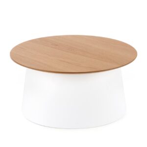 Kohvilaud AZZURA, naturaalne / valge