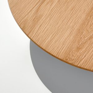 Kohvilaud AZURRA, naturaalne / hall