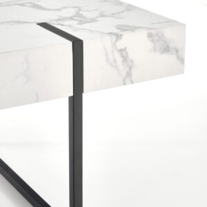 2010001181460_5 Kohvilaud AURARIO, valge marmor / must