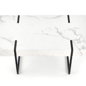2010001181460_6 Kohvilaud AURARIO, valge marmor / must