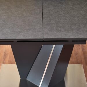 Pikendatav Söögilaud SALVER, pind - tumehall, jalad - tumehall