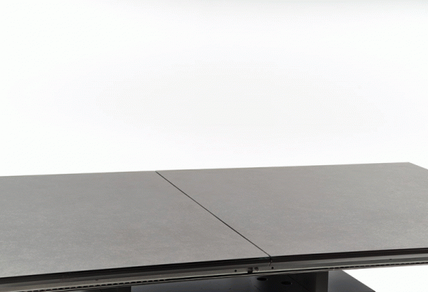 Pikendatav Söögilaud SALVER, pind - tumehall, jalad - tumehall