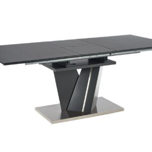 Pikendatav Söögilaud SALVER, pind - tumehall, jalad - tumehall