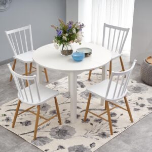 2010001181644_12 Pikendatav söögilaud RINKA, valge