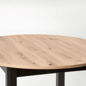 Söögilaud RINERO, tamm / must