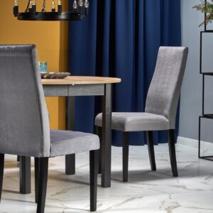 Söögilaud RINERO, tamm / must