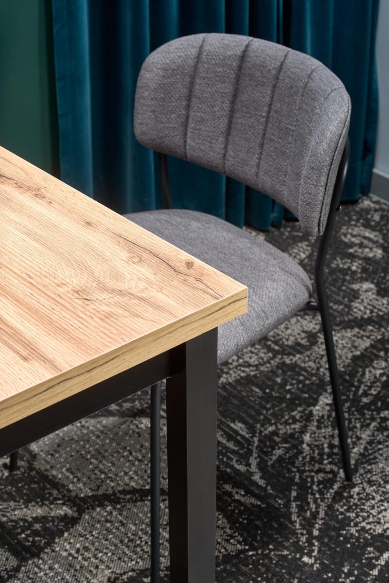 Söögilaud COBREN, wootani tamm / must