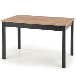 Söögilaud GREDON, wootani tamm / must