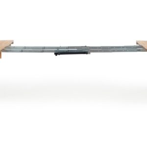 Pikendatav söögilaud INVERA, naturaalne tamm / must