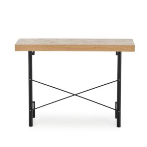 Konsoollaud INVERA, naturaalne tamm / must