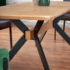 Pikendatav Söögilaud MONTARA, tamm / must