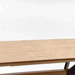 Pikendatav Söögilaud MONTARA, tamm / must