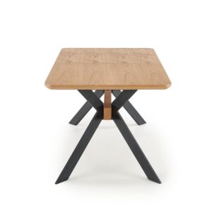 Pikendatav Söögilaud MONTARA, tamm / must