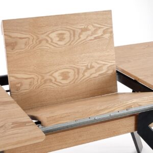 Pikendatav Söögilaud MONTARA, tamm / must