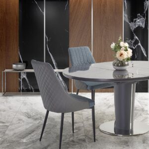 Pikendatav Söögilaud RICLON, hall marmor