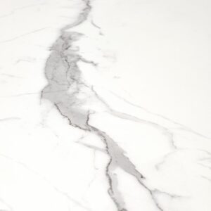 Pikendatav söögilaud DIESEL, valge marmor / tumehall / must