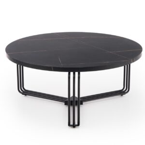 Kohvilaud ANTERA, must marmor / must