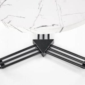 Kohvilaud ANTERA M, valge marmor / must