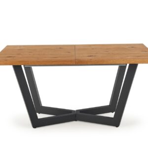 Pikendatav Söögilaud MASENO, hele tamm / must