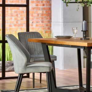 Pikendatav Söögilaud MASENO, hele tamm / must