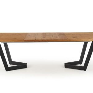 Pikendatav Söögilaud MASENO, hele tamm / must