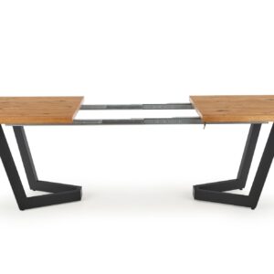 Pikendatav Söögilaud MASENO, hele tamm / must