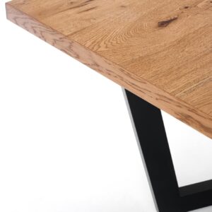 Pikendatav Söögilaud MASENO, hele tamm / must