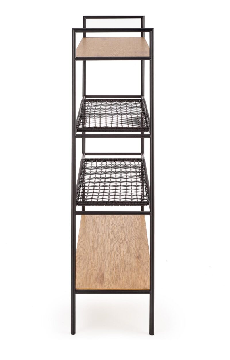 Riiul REGNOR 21, värv: kuldne tamm / must