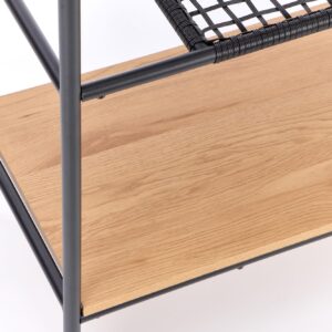 Riiul REGNOR 21, värv: kuldne tamm / must