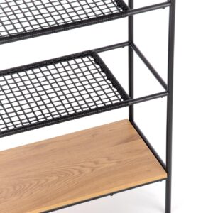 Riiul REGNOR 21, värv: kuldne tamm / must