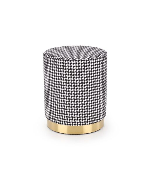 Tumba ARVENA, must / valge / kuldne