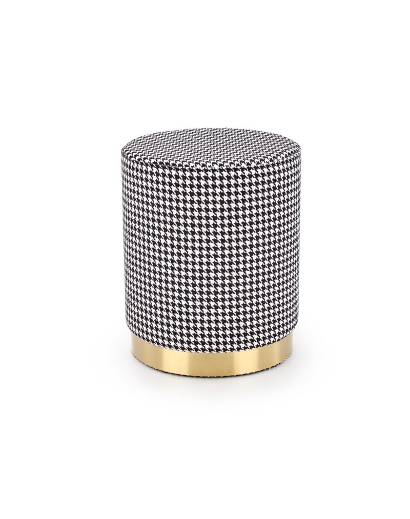 Tumba ARVENA, must / valge / kuldne