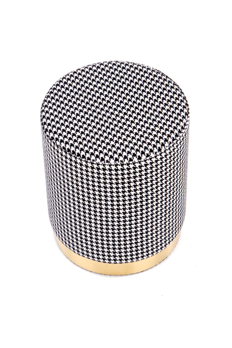 Tumba ARVENA, must / valge / kuldne