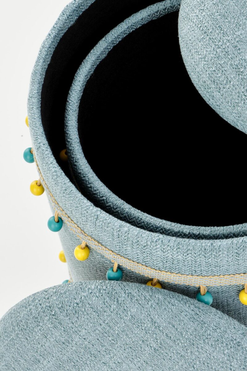 Tumba komplekt GRADO, helesinine