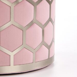 AQUA puf värv: hele roosa, hõbedane