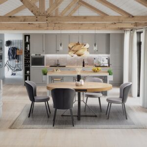 2010001184539_1 Pikendatav Söögilaud MERDYN, kuldne tamm