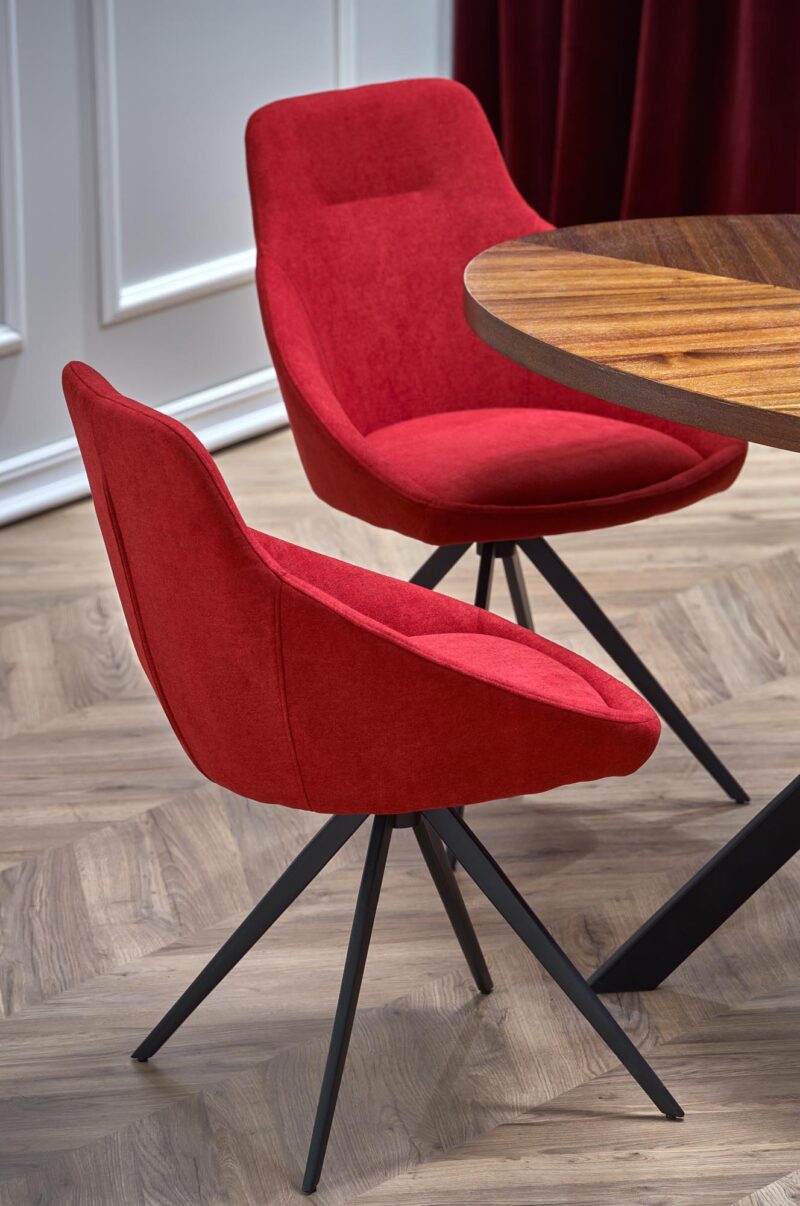 Söögilaud ALFER, pähkel / must