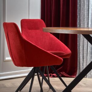 Söögilaud ALFER, pähkel / must