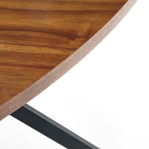 Söögilaud ALFER, pähkel / must