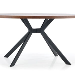 Söögilaud ALFER, pähkel / must