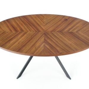 Söögilaud ALFER, pähkel / must