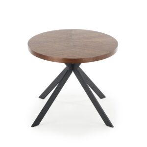 Söögilaud ALFER, pähkel / must