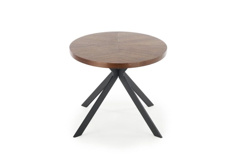 Söögilaud ALFER, pähkel / must