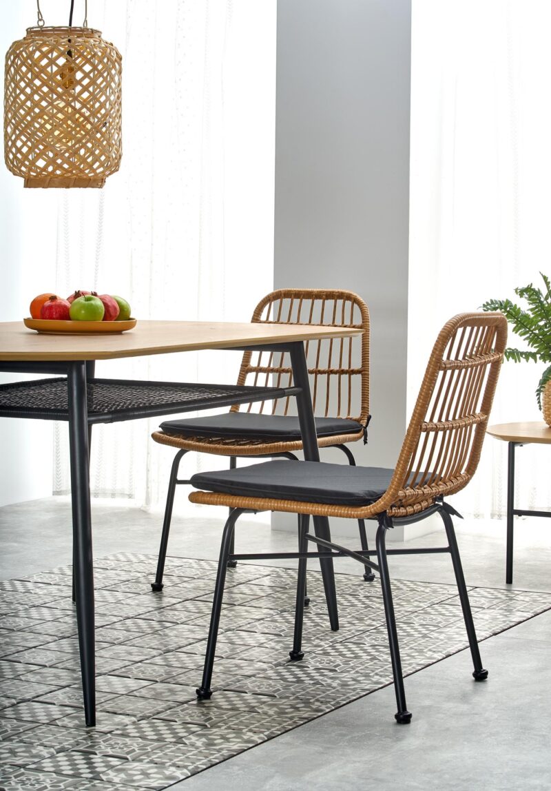 2010001184638_11 Söögilaud JACKSON, kuldne tamm / must