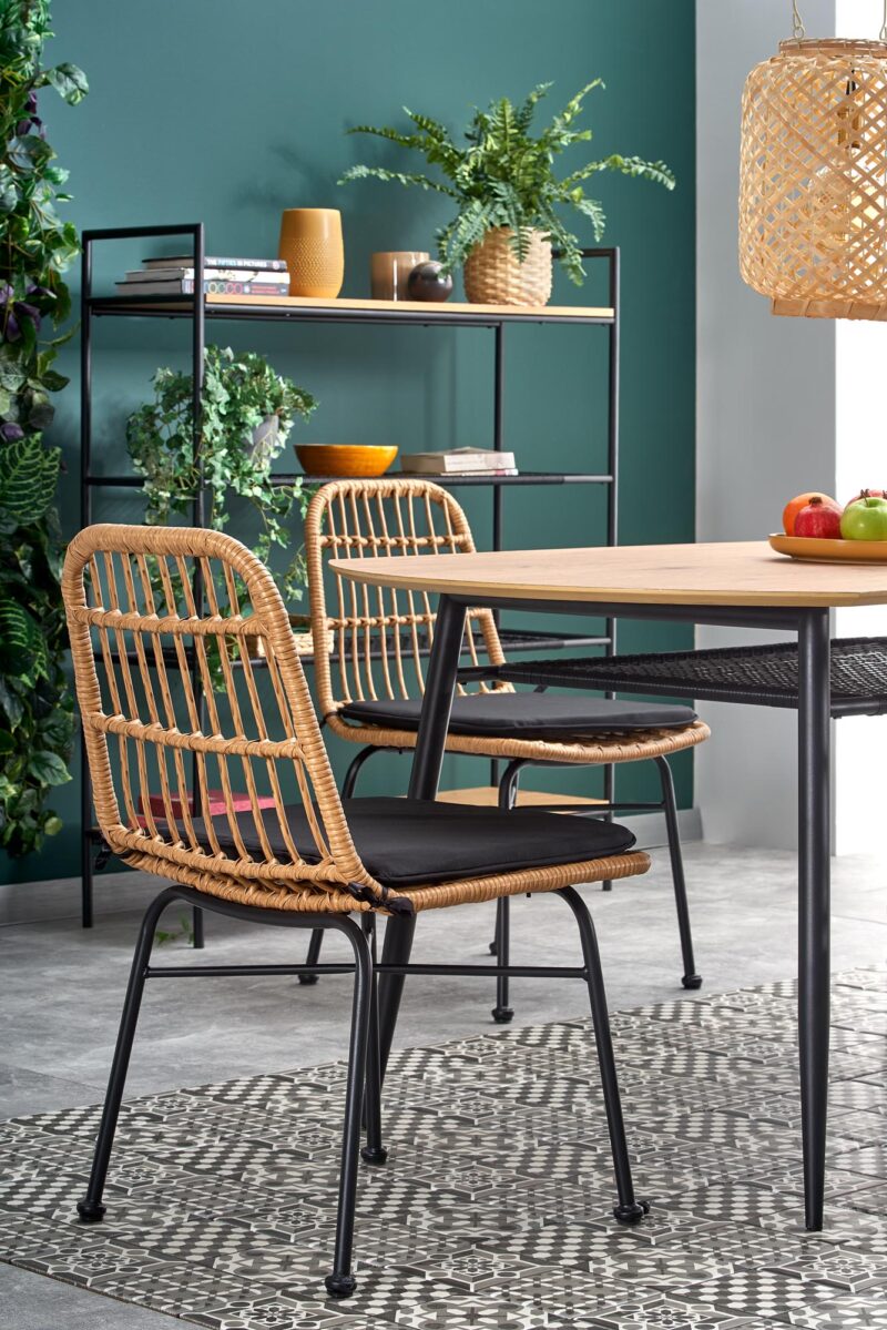 2010001184638_2 Söögilaud JACKSON, kuldne tamm / must