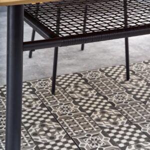 2010001184638_4 Söögilaud JACKSON, kuldne tamm / must