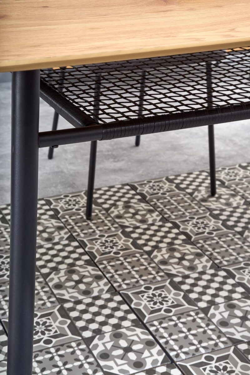 2010001184638_4 Söögilaud JACKSON, kuldne tamm / must