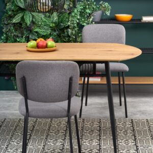 2010001184638_5 Söögilaud JACKSON, kuldne tamm / must