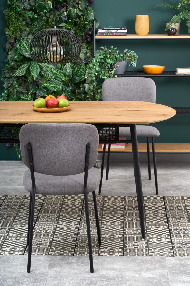 2010001184638_5 Söögilaud JACKSON, kuldne tamm / must