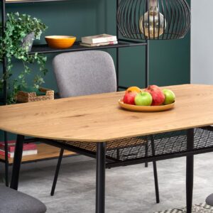 2010001184638_6 Söögilaud JACKSON, kuldne tamm / must